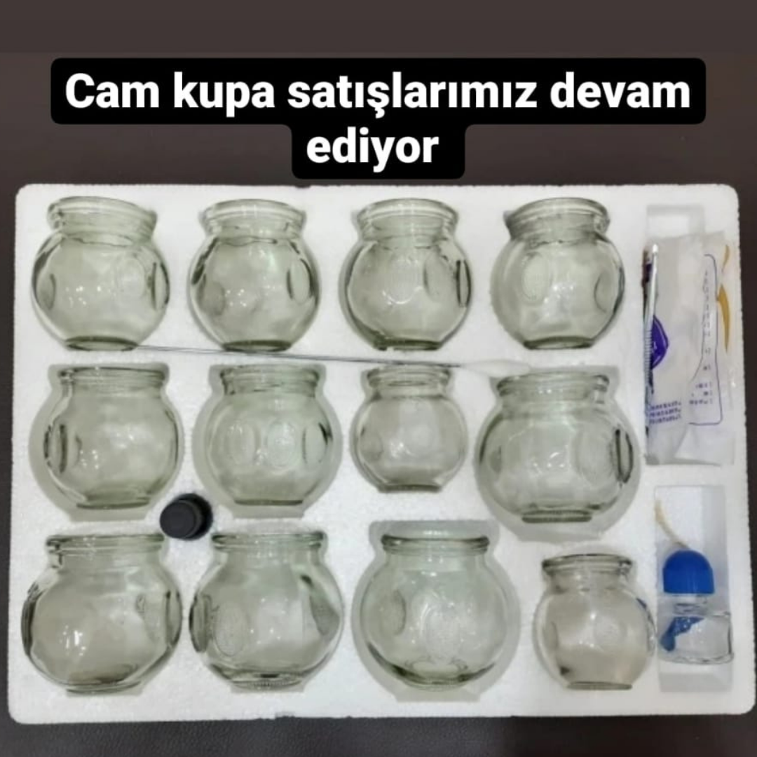 Cam Kupa Set 12 li